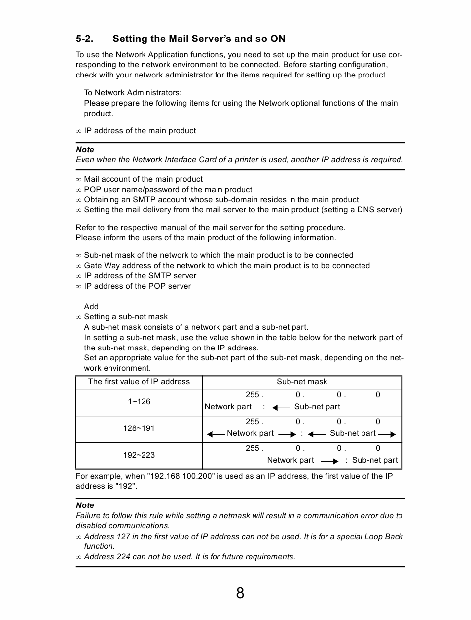 Konica-Minolta MINOLTA Di250f Di350f Network-Application Service Manual-4